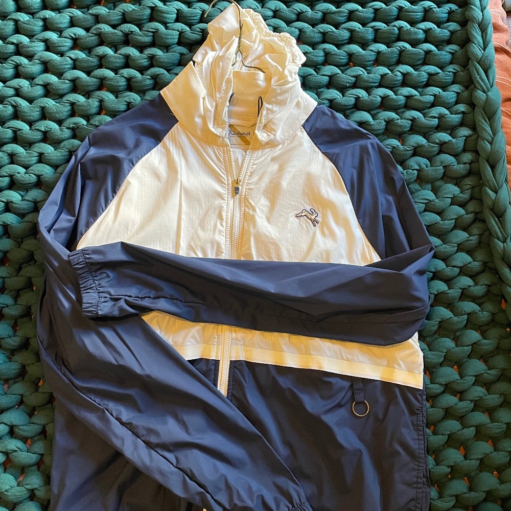 Tracksmith x Bill Rodgers rain jacket, Women’s M